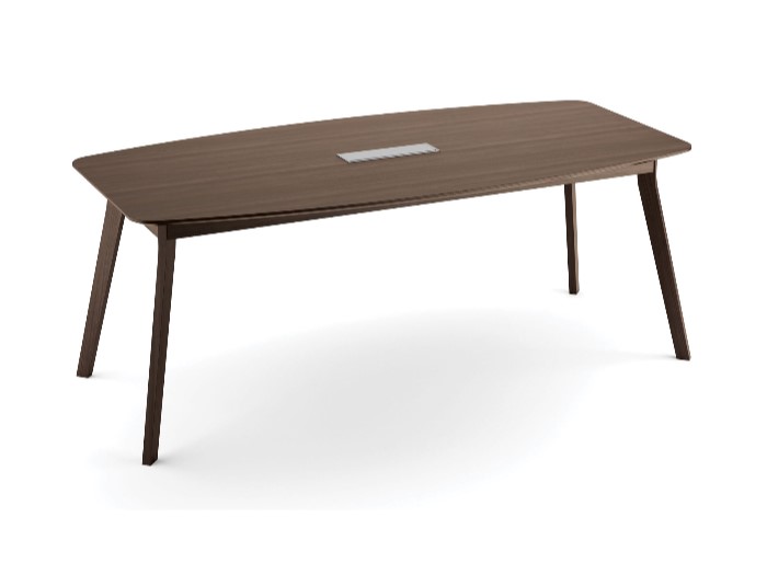 Sienna Conference Table Modern Walnut