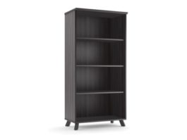 Sienna 4-Shelf Bookcase