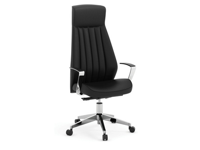 Black Exec Leather High Back Chair